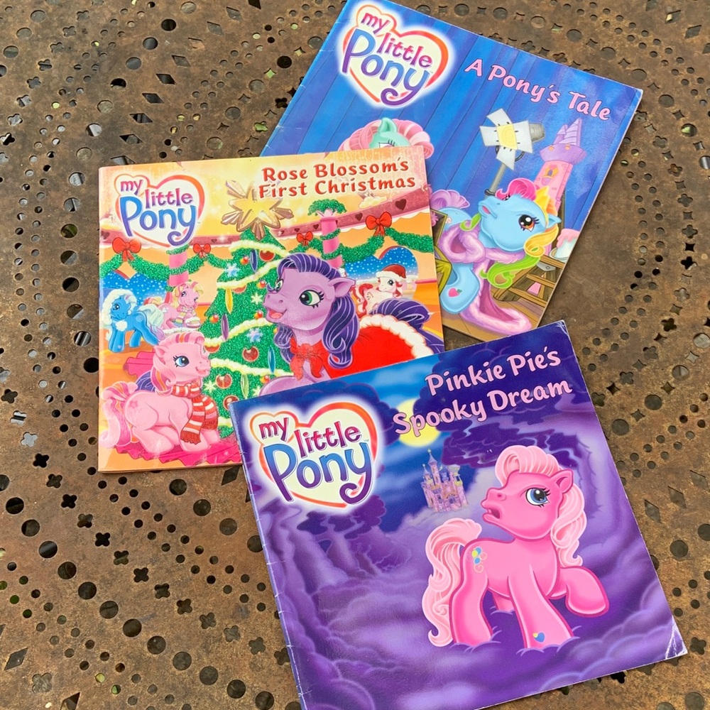 Set of 3 Vintage My Little Pony Paperback Books